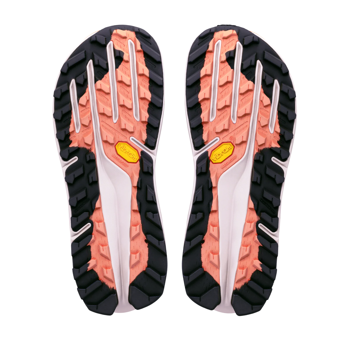 Altra Olympus 7 Women's trail shoe showing Vibram Megagrip outsole
