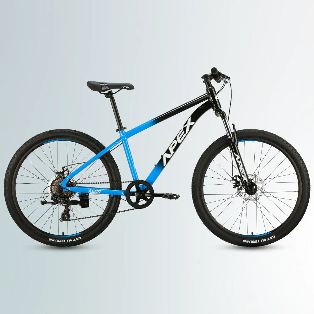 Apex Bicycles A600 Men's | 26 inch Alloy MTB | Black/Blue
