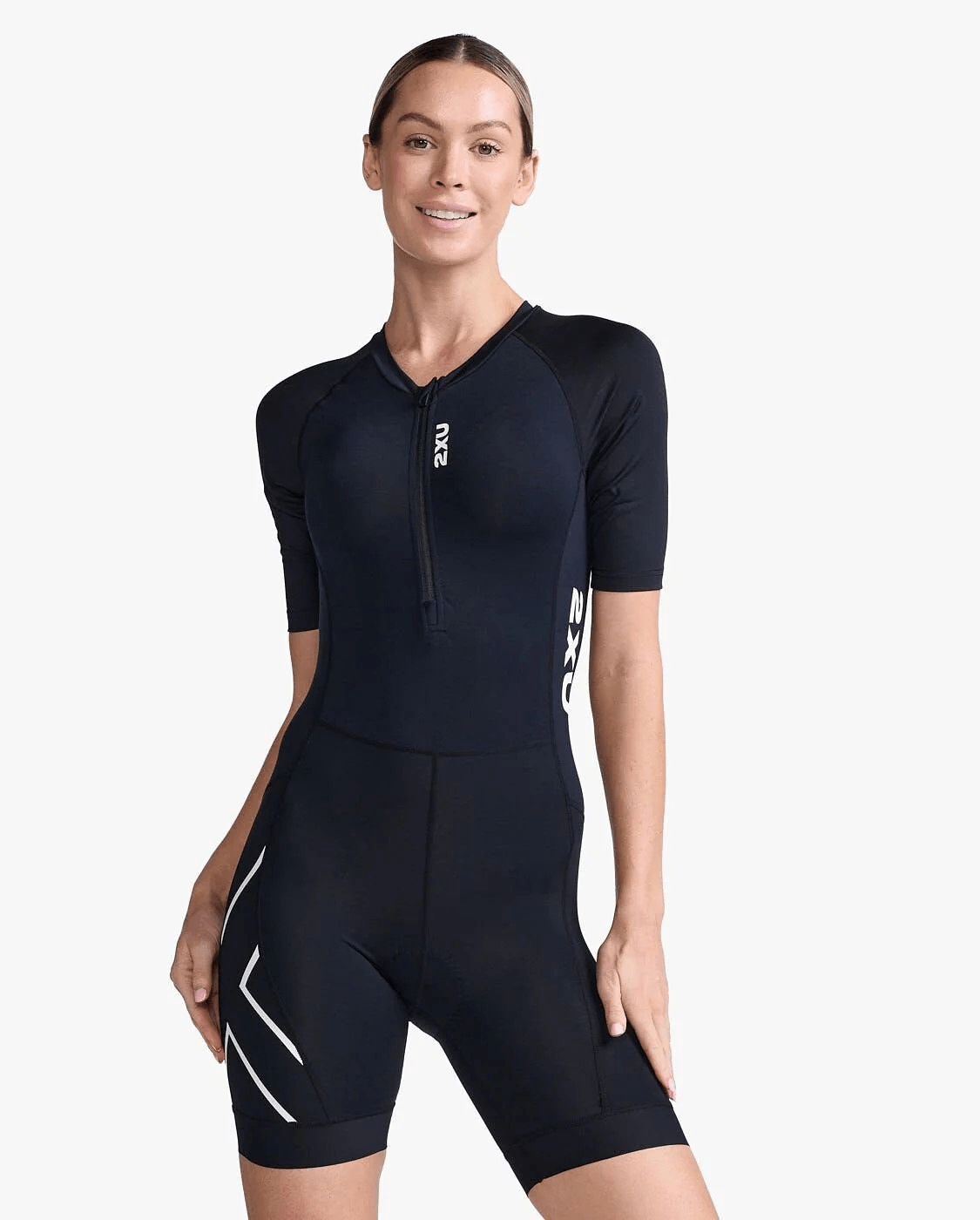 Women's 2XU Core Sleeved Trisuit | Race - Ready Tri Suit - 1 - Xciter Sports Apparel