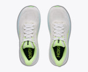 Women's Hoka Clifton 11 in Frost/Neon Yuzu — Top view