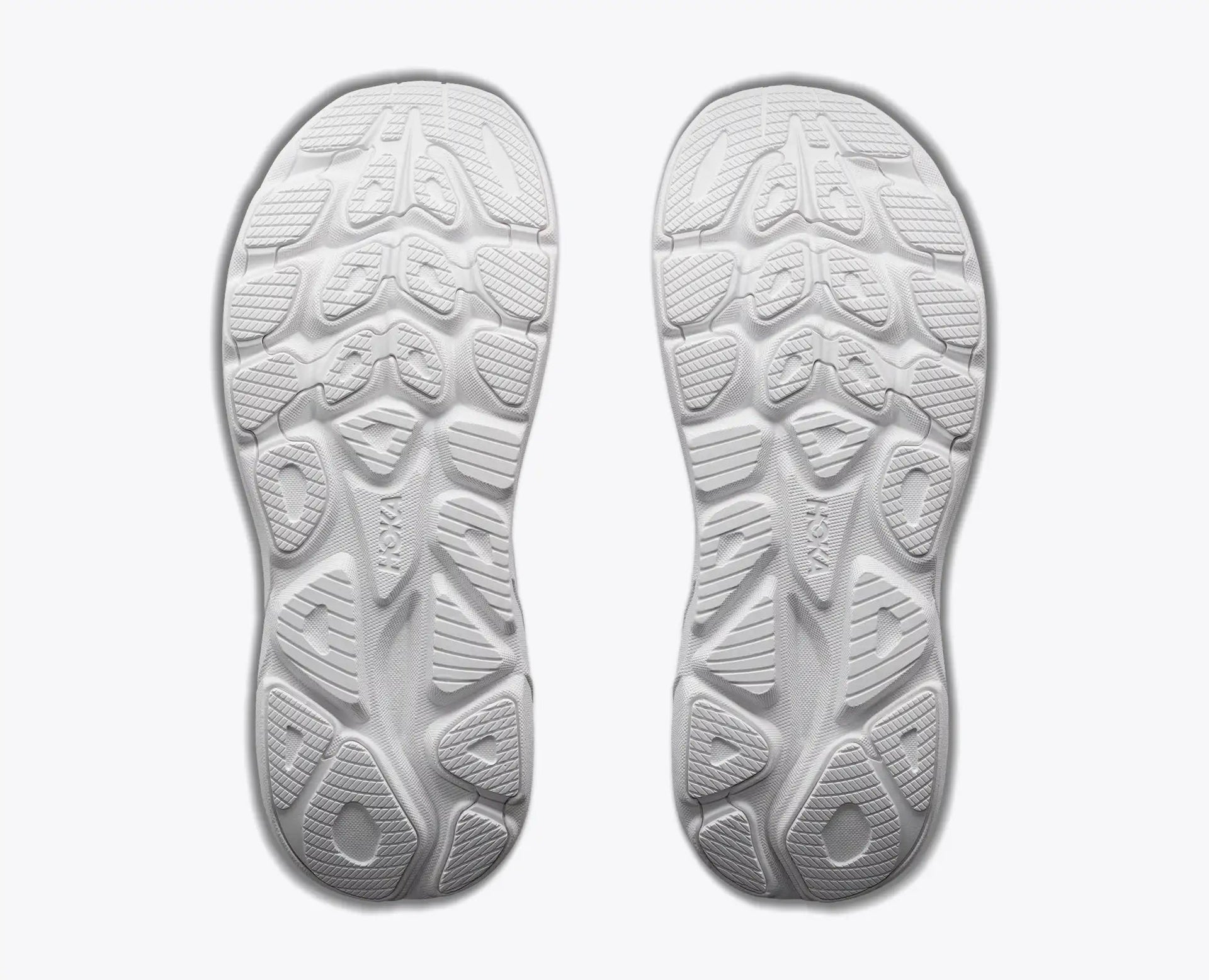 Women's Hoka Clifton 11 in White / White — sole view