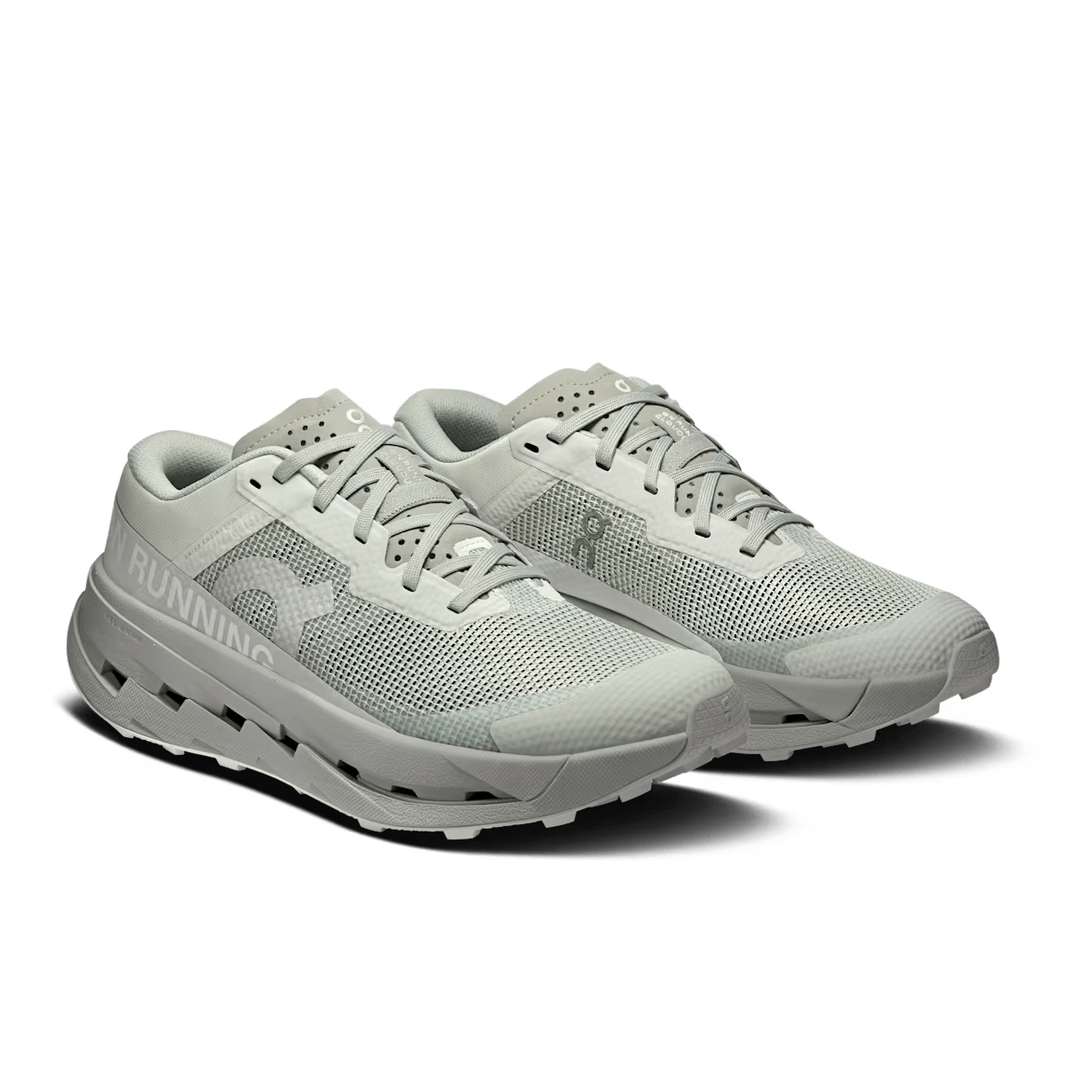 Women's On Cloudultra 3 Trail Running Shoes-Iceberg Glacier-Front angle view- Xciter Sports
