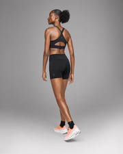 On Running Women's Performance Short Tights in Black - back view