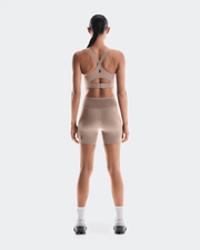 On Running Women's Performance Short Tights in Cinder - rear view