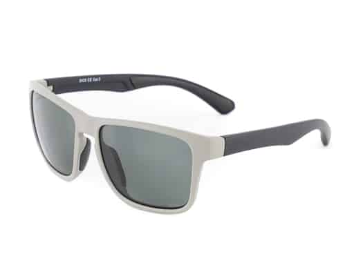 DARCS Dice Lifestyle Sunglasses Frame - Matte Grey Black Lense - Aura HD Urban Green