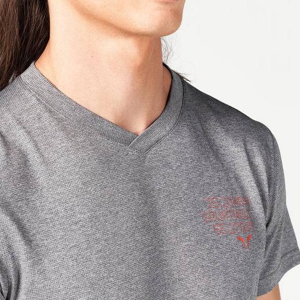 Code V-Neck Muscle Tee