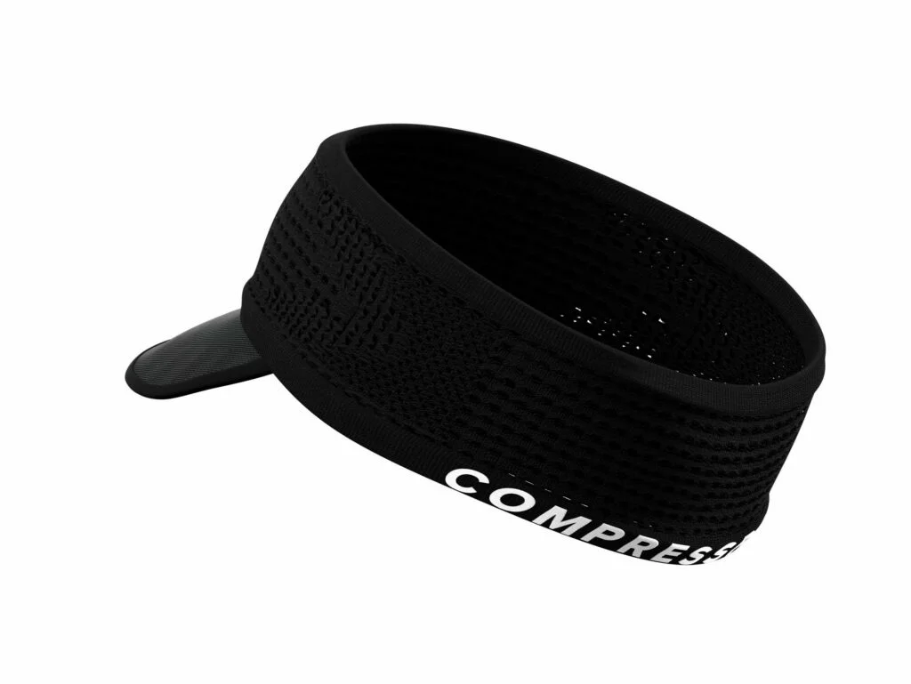 Compressport Spiderweb Headband ON/OFF Black Visor | Unisize