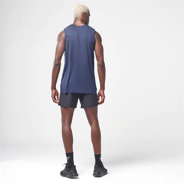 Essential Gym Tank - Navy