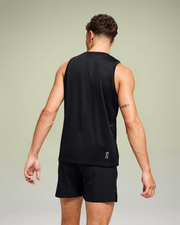 Men's On Core Tank in black, a lightweight tank with a stripped-back design.