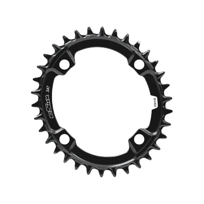 CSIXX TT Chainring 104 BCD | OVAL 34T |Black