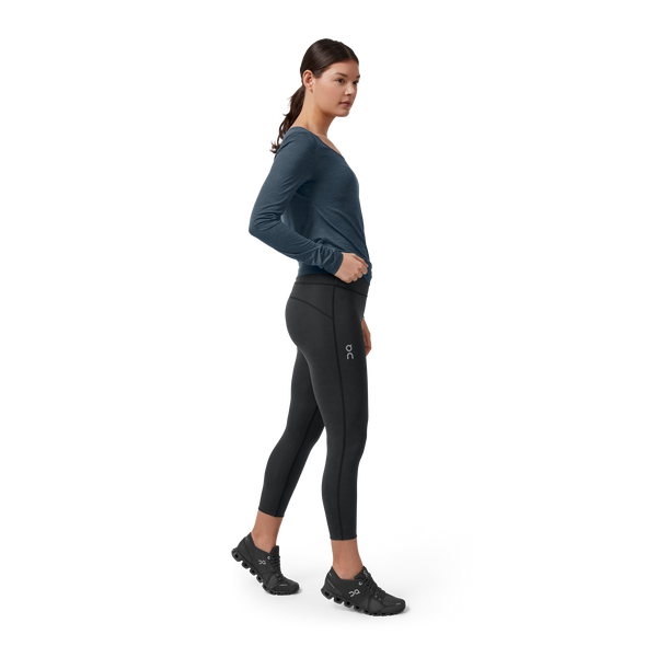 ON Running Tights 7/8 Black -Women