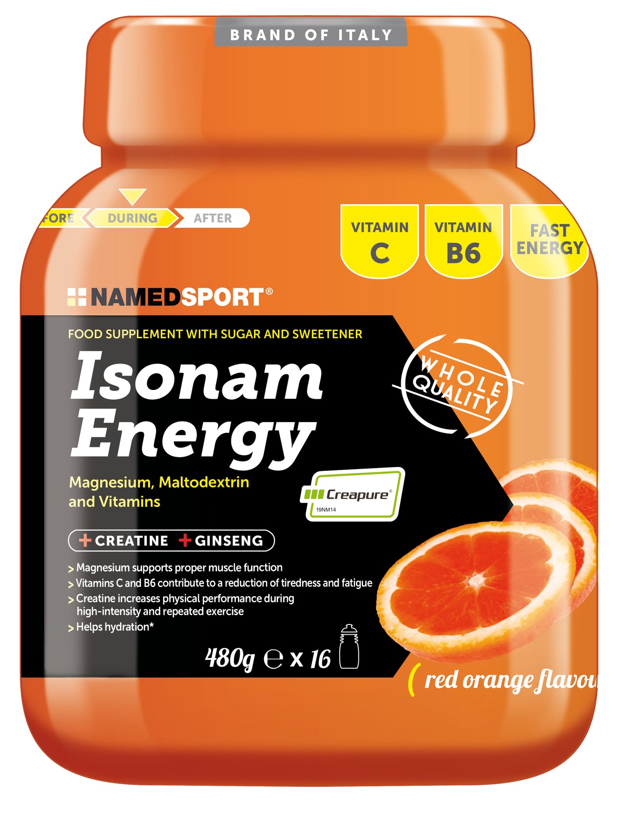NamedSport Isonam Energy Orange 480g