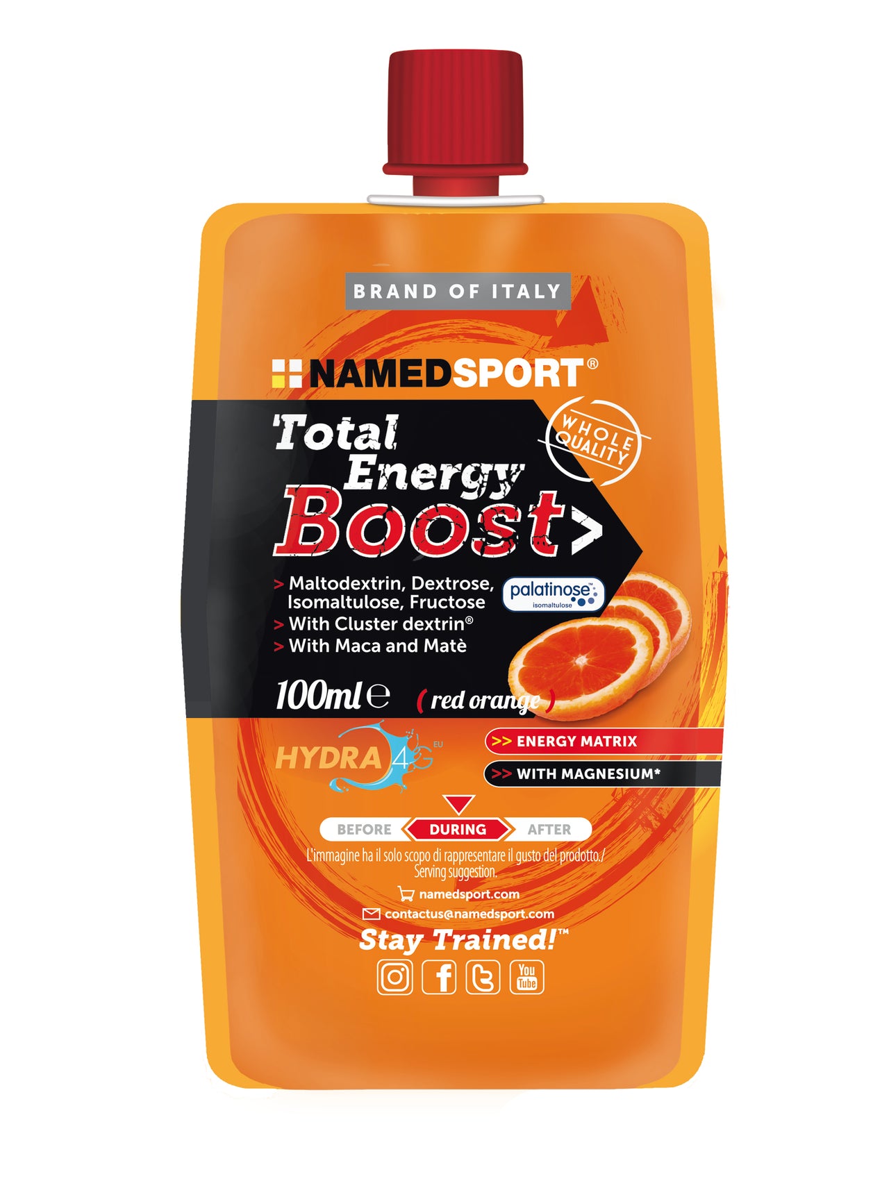 NamedSport Total Energy Boost Red Orange 100ml