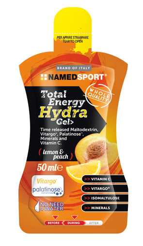 NamedSport Total Energy Hydra Gel Lemon & Peach 50ml