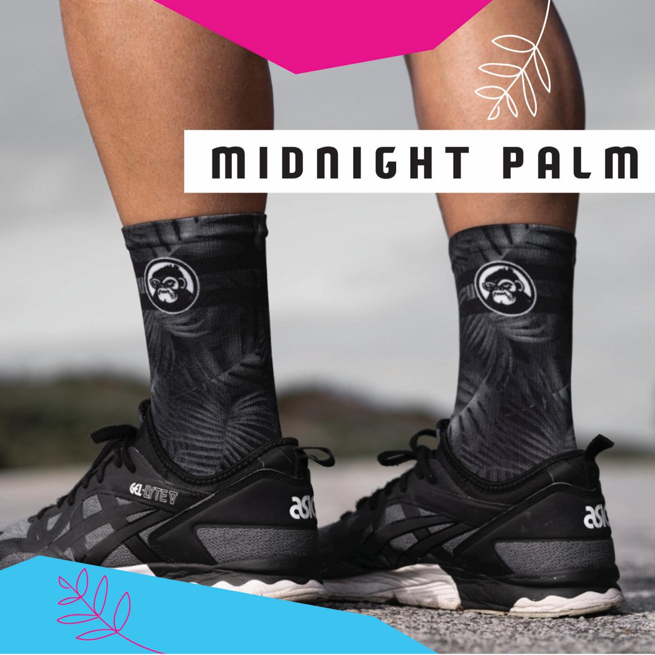 Grumpy Monkey Socks | Midnight Palm | - 1 - Xciter Sports Apparel