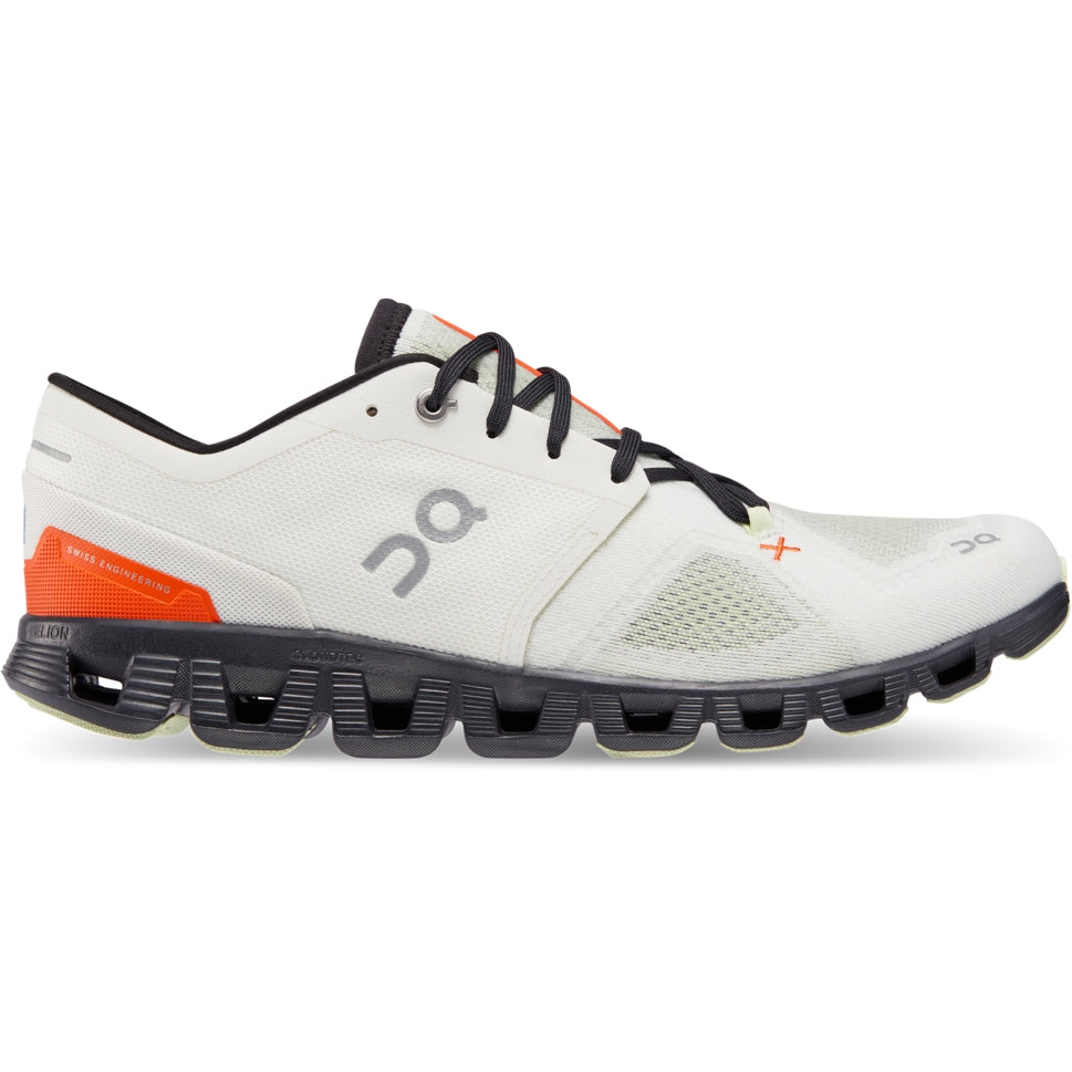 On Running Men's Cloud X 3 Ivory | Flame
