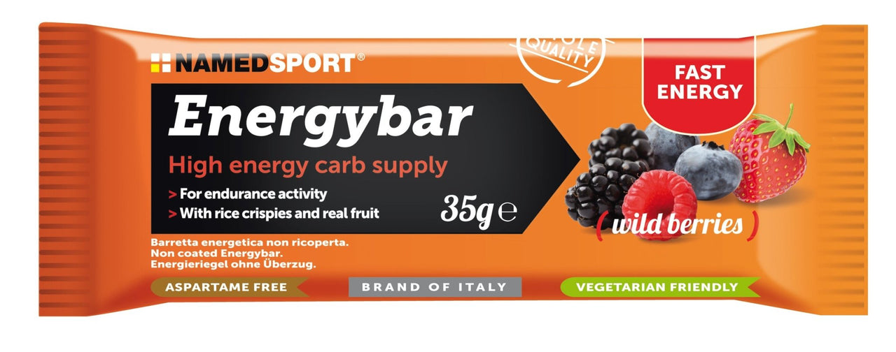 NamedSport Energy Bar | Wild Berries 35g | 30g Carbs | Endurance Snack - 1 - Xciter Sports Apparel