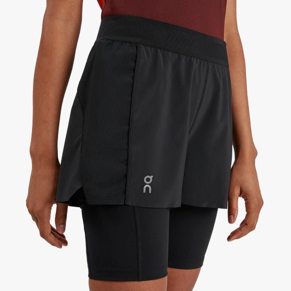 On Running Ladies Active Shorts | Black - 1 - Xciter Sports Apparel