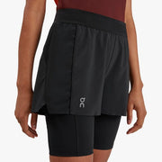 On Running Ladies Active Shorts | Black - 1 - Xciter Sports Apparel